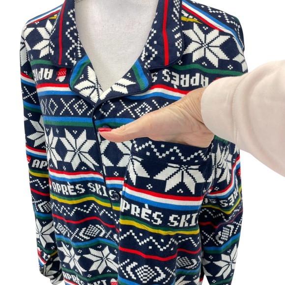 NWOT Hanna Andersson Après Ski PJ Sleep Shirt XXL - Picture 3 of 16
